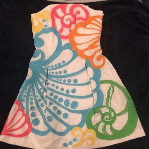 00 lily Pulitzer strapless dress